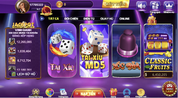 Điều kiện để nạp rút tiền tại 68 game bài